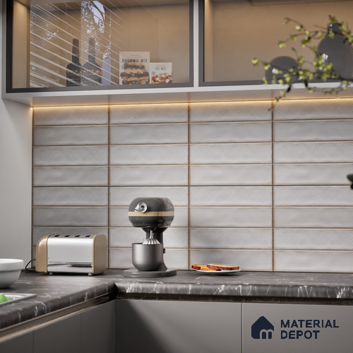 Faux Subway  Tile TL 07257 C Sintra 5006 Luster 1 ft x 1 ft Ceramic Matte Finish - 9 mm  | 2 mm Spacer is Mandatory | Please Expect a Slight Variation of Pattern